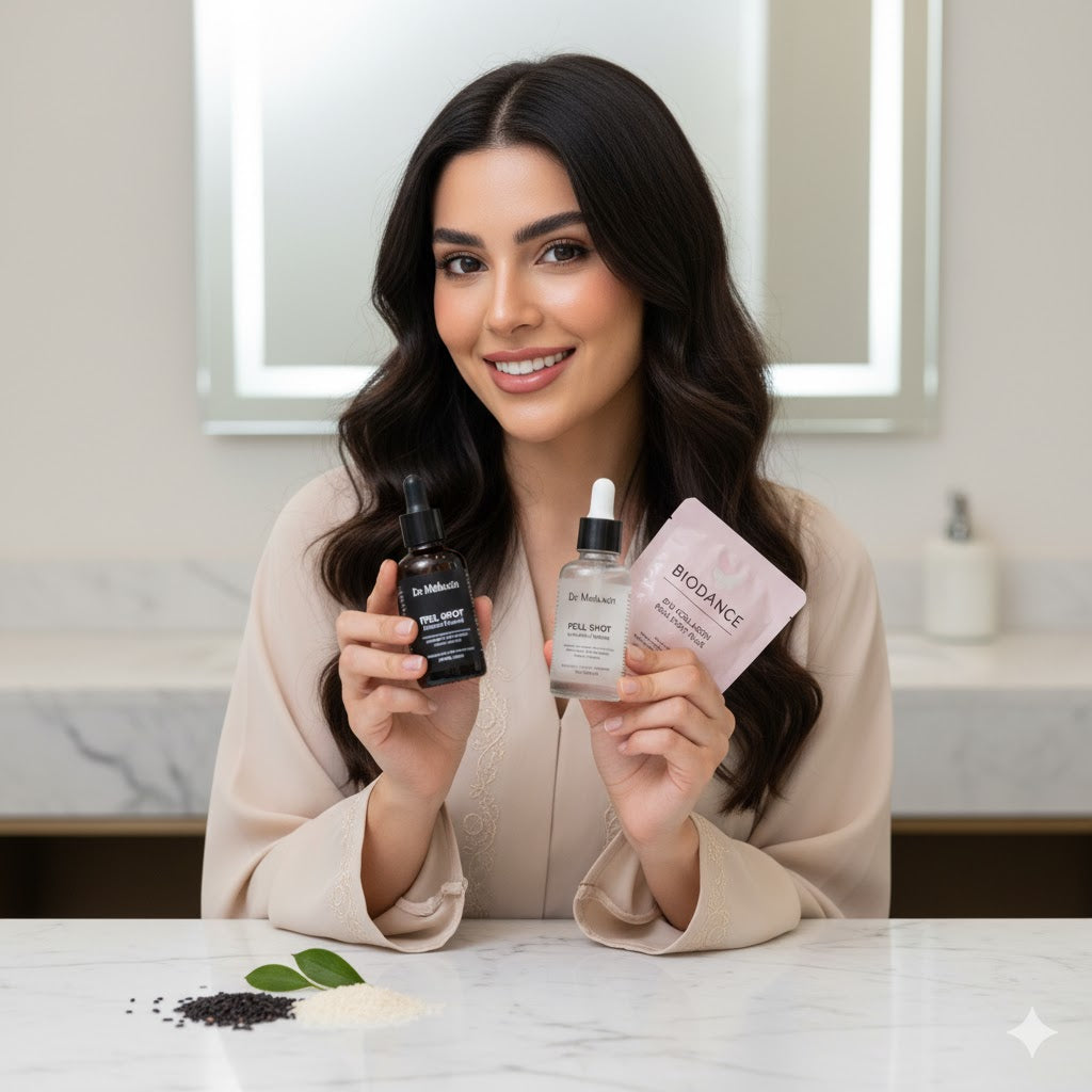 سيروم الأرز المقشر لبشرة مشرقة